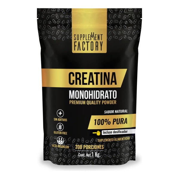 Creatina Monohidratada Pura 1 Kg Sabor Natural