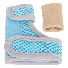 Kids Left Thumb Splint Thumb Wrist Stabilizer Joint Correction Protection Support Brace with Finger Sleeve S for 2‑5 Years Old