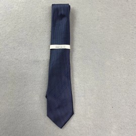 Perry Ellis Portfolio Tie Mens Black Geometric Gaines Mini Necktie