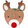 8 Piece Reindeer Shaped Coasters and Placemats Festive Christmas Tableware
