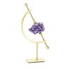 JUXYES Golden Toned Sphere Holder Caliper Stand, Caliper Style Display