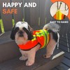 BUDDY GLOW Reflective Dog Vest – Fluorescent Orange | High-Visibility,