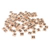 100pcs 1-100 Wooden Number Tiles Number Cube Blocks for Wedding
