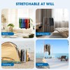 Portable Clothes Rack, Foldable, 13-28 Inch Extendable Clothes Rack, Foldable