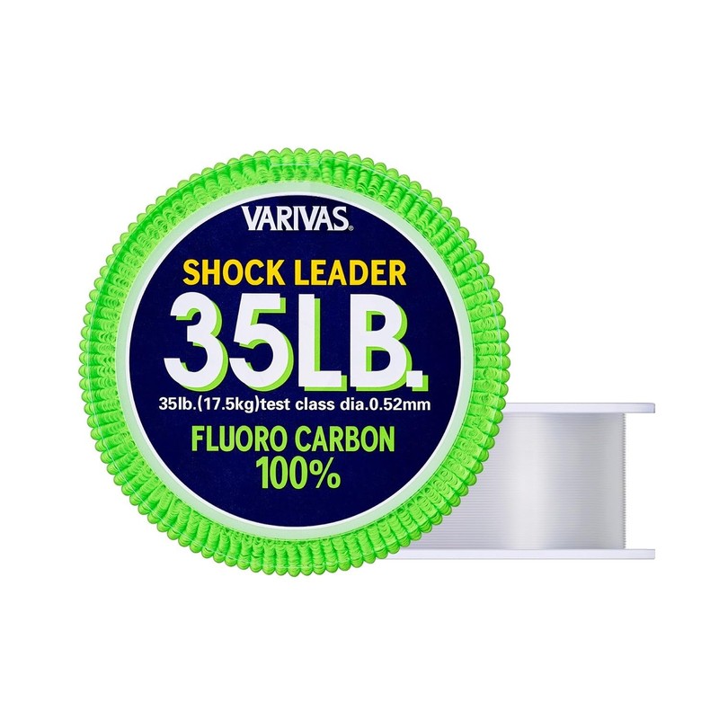 Varivas #10 Gauge Fluorocarbon Shock Leader, 35 lb Strength, 30