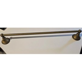 California Faucets 47-24-ABF  24" Wall Mount Towel Bar Antique Brass Flat