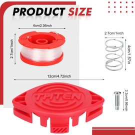 THTEN CMZST0653 CMZST065 Trimmer Blades Head Compatible with Craftsman CMCST900,CMESTA900,CMESTE920,CMZST98020,CMCST915,CMEST913 String Trimmer 18 Pack