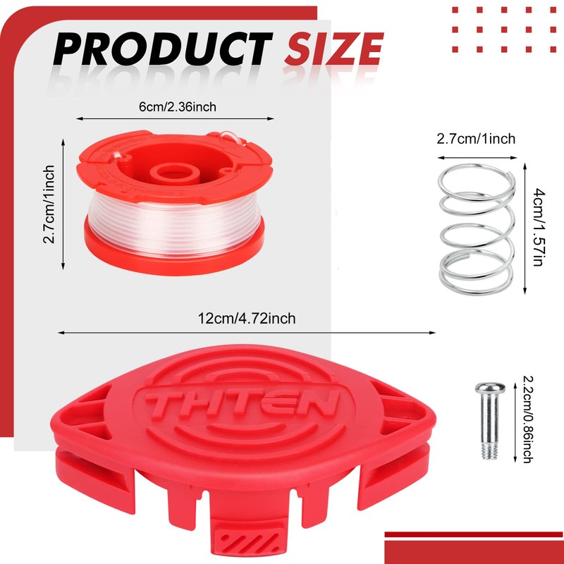 THTEN CMZST0653 CMZST065 Trimmer Blades Head Compatible with Craftsman CMCST900,CMESTA900,CMESTE920,CMZST98020,CMCST915,CMEST913