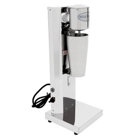 Shake Mixer Electric, Household Commercial Drink Mixer with 650ml Stainless Steel Cup, Mixed Drink Maker Machine for Milkshake, Milk Tea, Fruit Smoothies (Silver)