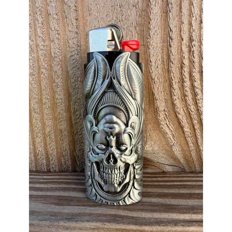 Metal Lighter Case Cover Holder fits BIC Lighter Full Standard