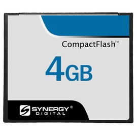 Synergy Digital 4GB Compact Flash Memory Cards, Compatible with HP PhotoSmart C200 Digital Camera - 30MB/s - Pack of 2
