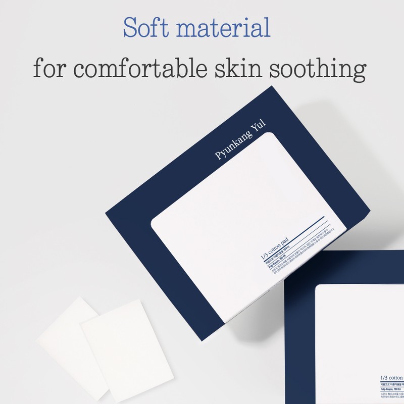 Pyunkang Yul [Pyunkang Yul]1/3 Cotton Pad (160ea) (Pulp-Rayon)