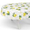 ANRO Oilcloth Tablecloth Washable Wax Tablecloth Garden Tablecloth Round Oval