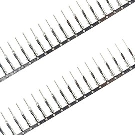 risingsaplings 200pcs Male Pins Connector 2.54mm / 0.1inch Pin Crimp Terminal for Dupont Jumper Wire Cable