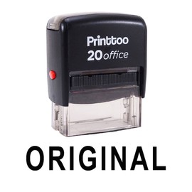 Printtoo Office Stationary Custom Stamp Original Self Inking Rubber Stamp-Black