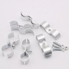 Chain Link Fence Panel Clamps - glrovazas 6Pcs Double Pipe