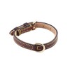 Brute Strength Leather Dog Collar Brown S 26-33 cm