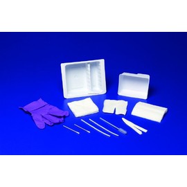 Special 1 Pack of 10 - Standard Trach Care Tray with Removable Basin KND47800 Kendall Healthcare PROD.