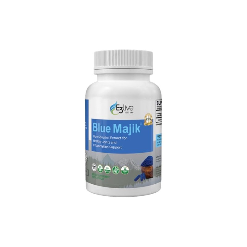 E3Live Blue Majik Capsules 2.9 oz (54 g) (600 mg