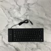 84 Keys Spanish USB Wired Silicone Keyboard Foldable Soft Silicone