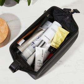 Leatherology Brown Framed Toiletry Bag -