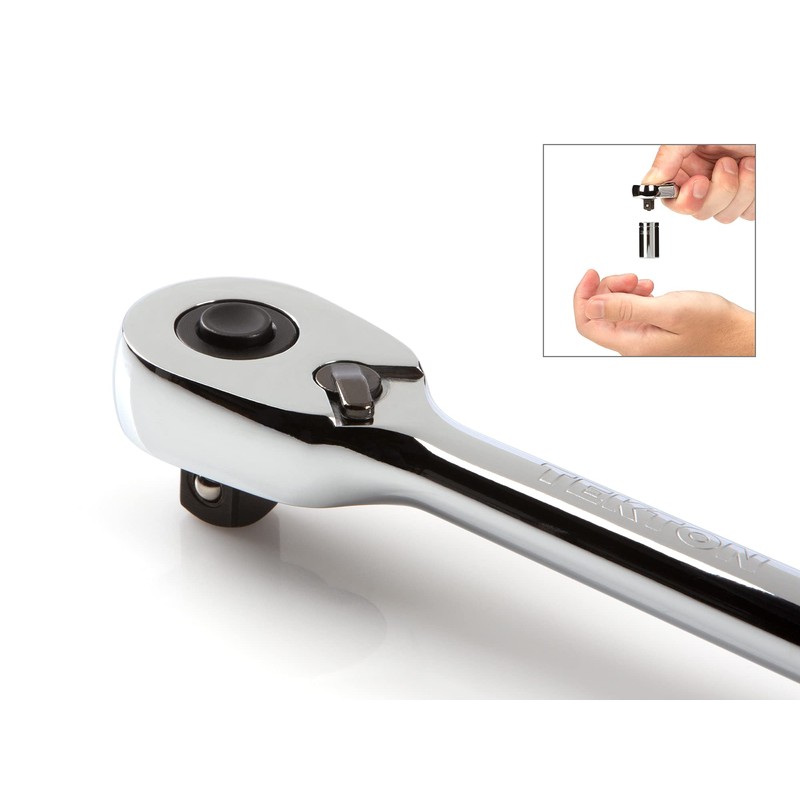 TEKTON 1/4 Inch Drive x 3 Inch Quick-Release Ratchet |