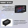 Pack of 6 0.28 Inch LED Digital Voltmeter Ammeter: DC