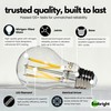 LafoHome EcoBright 8PK Dimmable A19 LED Filament Bulb, 9W (60W