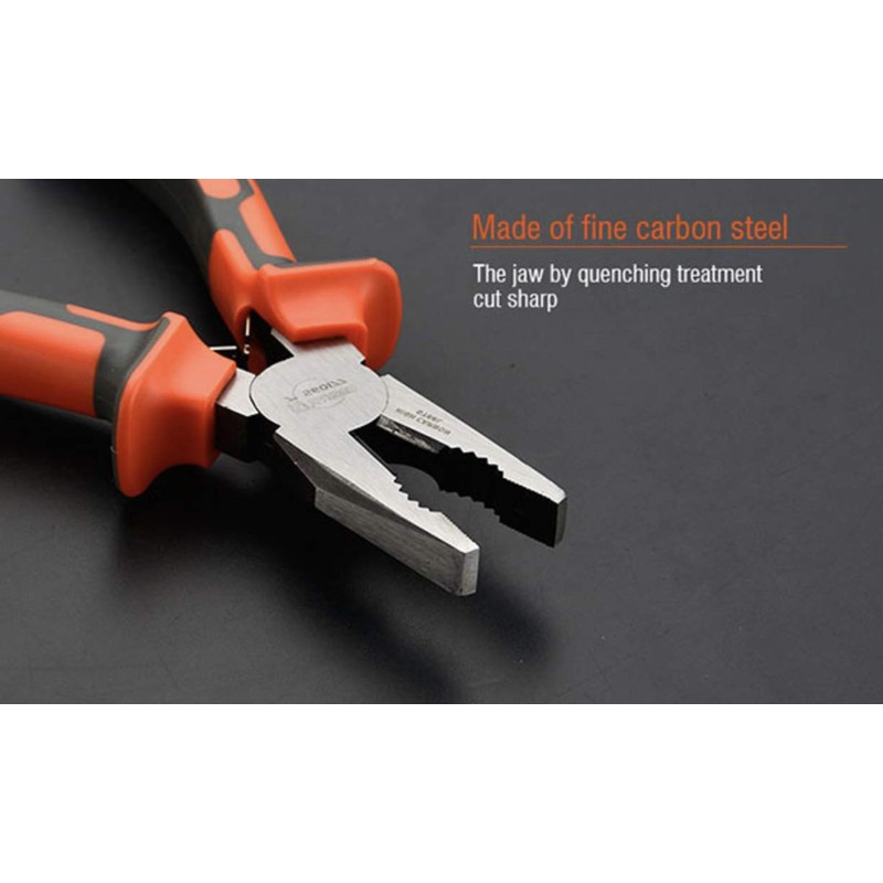 Edward Tools Combination Pliers 8” - Machined Extra Strength Gripping