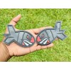 Badge Addictz Red Eye Flying Tiger Shark With White Teeth