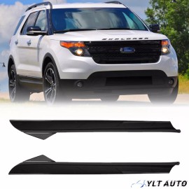 Unbranded For 2011-2019 Ford Explorer Windshield Outer Trim Molding Left Right Pair Side