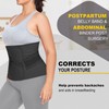 QEESMEI QEESMEI Postpartum Belly Band Abdominal Binder Post Surgery C-section