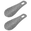 PATIKIL 4in Shoe Horn, 2Pcs Stainless Steel Shoe Helper, Metal
