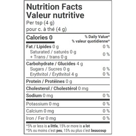 So Nourished Monk Fruit Sweetener with Erythritol Granular - 1:1 Sugar Substitute, Keto - 0 Calorie, 0 Net Carb, Non-GMO 2.5 Pounds