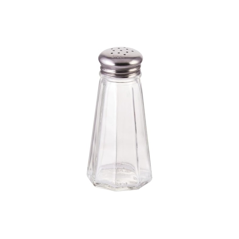Winco Paneled Shakers with Mushroom Tops, 3-Ounce