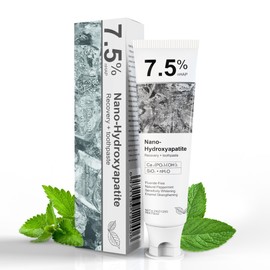 Hydroxyapatite Toothpaste for Advanced Enamel Protection, Fluoride-Free Nano Hydroxyapatite Toothpaste, Gentle and Effective Formula, Fresh Breath, Suitable for Sensitive Teeth 1 Pack