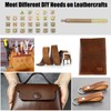 OwnMy 27PCS Leather Stamping Tools Kit Includes 26PCS 8mm Capital