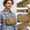 VOTAGOO Tactical Chest Bag, 2L Capacity, Molle Chest Rig, Chest