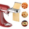 Pasta Maker Attachment for KitchenAid Stand Mixer, 3-in-1 Pasta Maker