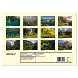 Switzerland - The colors of nature (Monthly Wall Calendar 2026 16.5" x 23.4" (open)), CALVENDO 14 Month Calendar