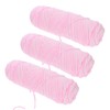 Hohopeti 3pcs Multi-Function Cotton Yarn Scarf Thick Woolen Crochet Yarn