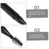 FRCOLOR Safe Easy to Clean Eyebrow Mascara Wands Lash Brush