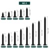 #12 x 1-1/4" Flat Head Wood Screws (50 pcs), 18-8