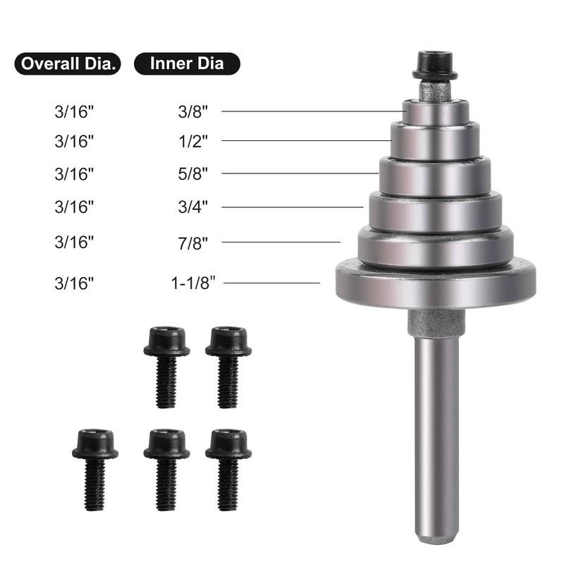 Yueqing Zhongji Router Bit Bearings Replacement Set Top Bearing Replacement