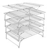 E-far 5-Tier Cooling Rack, 15”x10.1" Stainless Steel Stackable Wire Cooling