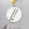 대구백화점 수타미방짜유기 놋봄 매화 1인 수저세트 Daegu Department Store Handmade Bamboo Organic Spoon and Chopstick Set for One Person