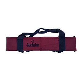 Acclaim Chatton Padded Classic Four Bowls Nylon Carrier For Level Green Lawn Flat Short Mat Indoor & Outdoor Bowling (Burgundy/Navy)
