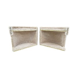 New Cat Condos 110223-Brown Wood Constructed Large Pet Stairs for Cats and Dogs, Large