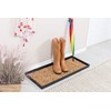Anji Mountain AMB0BT3F-003 Rubber Boot/Shoe Tray with Coir, Fits 3