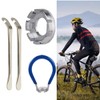 Kingsie Bicycle Spoke Wrench 4-Piece Set Tire Lever Nipple Wrench